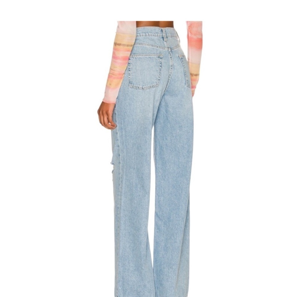 Lovers and Friends X Revolve Lennon Super High Rise Barrel Jeans Size 23 - Picture 6 of 16